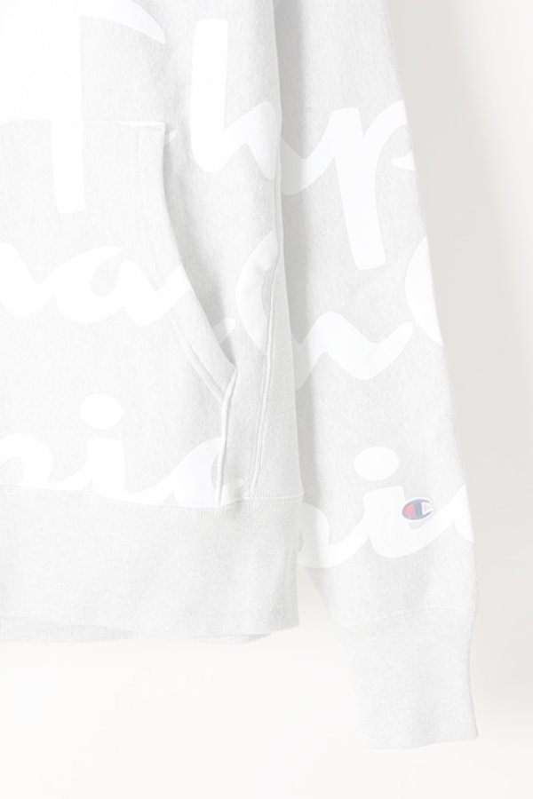 画像4:   Champion チャンピオン REVEASE WEAVE PULLOVER HOOD ALL OVER PRINT{-AIS} (4)