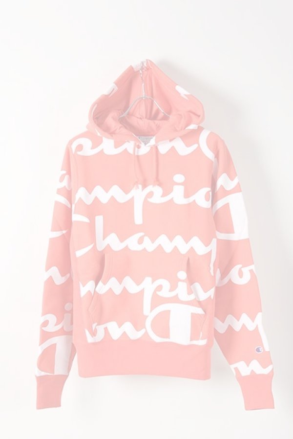 画像1:   Champion チャンピオン REVEASE WEAVE PULLOVER HOOD ALL OVER PRINT{-AIS} (1)