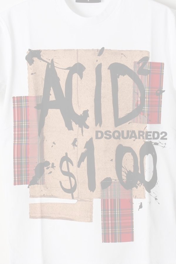 画像3:   DSQUARED ディースクエアード S/S TEE{3D2S74GD0478-WHT-AIS} (3)
