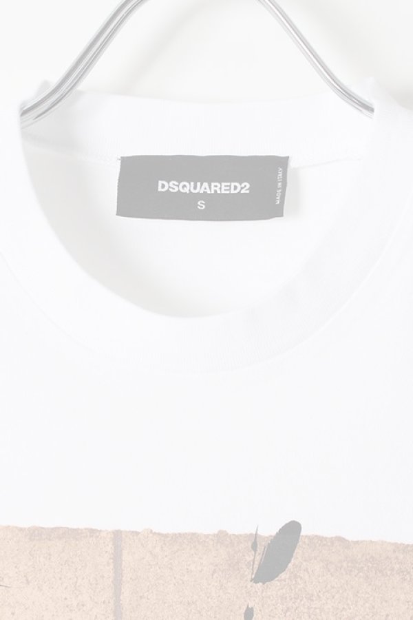 画像4:   DSQUARED ディースクエアード S/S TEE{3D2S74GD0478-WHT-AIS} (4)