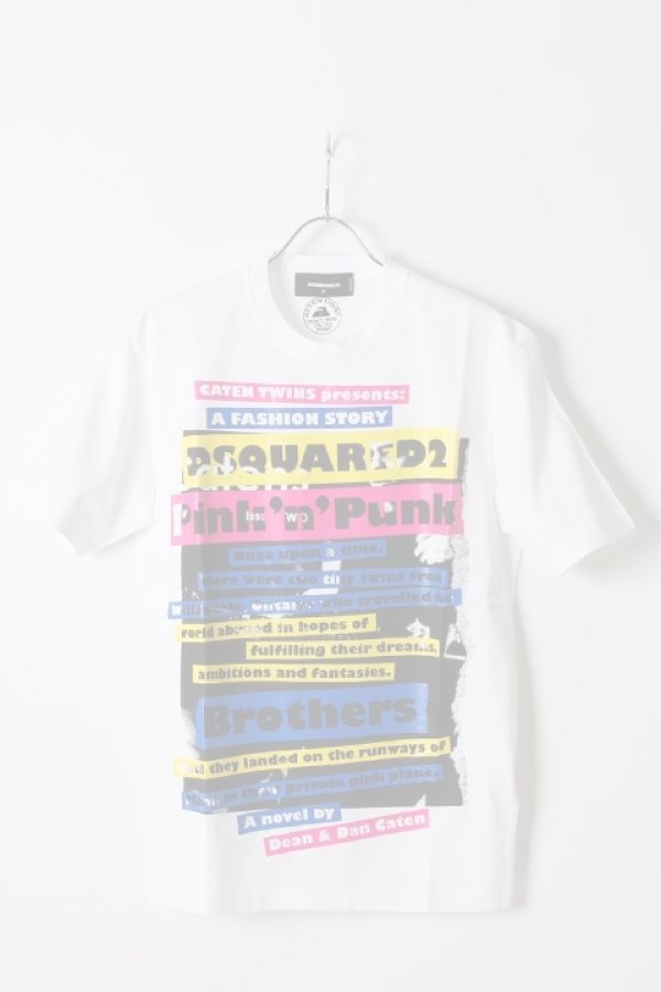 画像1:   DSQUARED ディースクエアード S/S TEE{3D2S74GD0523-WHT-AIS} (1)