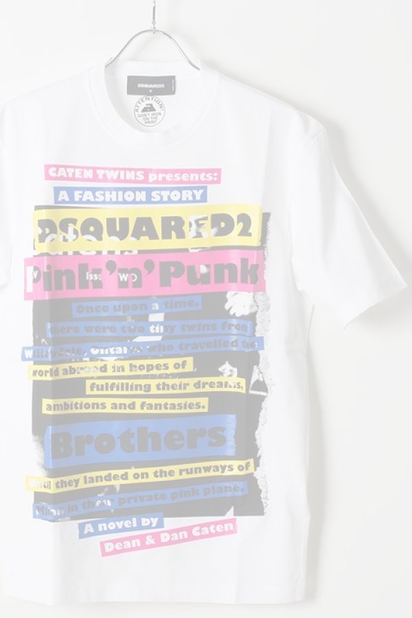 画像2:   DSQUARED ディースクエアード S/S TEE{3D2S74GD0523-WHT-AIS} (2)