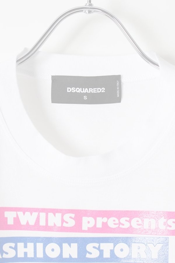 画像4:   DSQUARED ディースクエアード S/S TEE{3D2S74GD0523-WHT-AIS} (4)