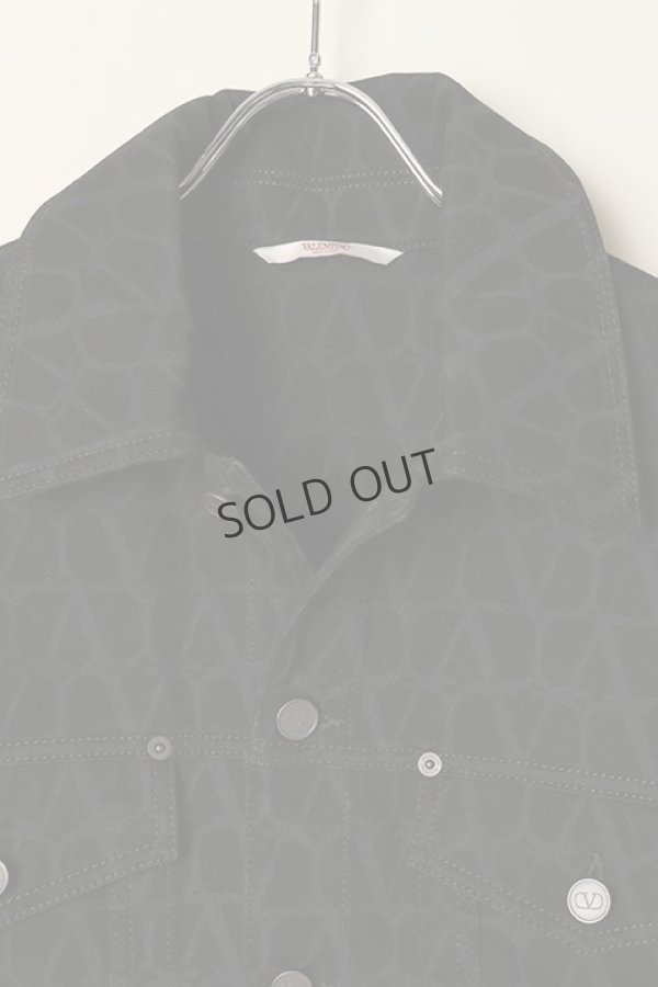 画像2: {SOLD}Valentino ヴァレンティノ トワル イコノグラフプリント デニムジャケット{-BCA} (2)