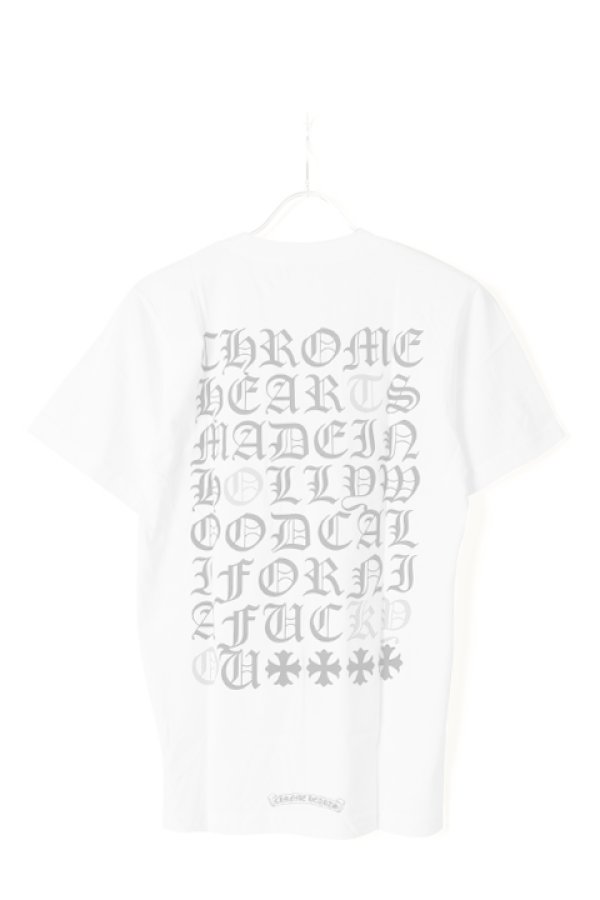 画像1:   CHROME HEARTS クロムハーツ T-Shirts {408129111-546-WHT-BBS}  :408129111546WH  (1)