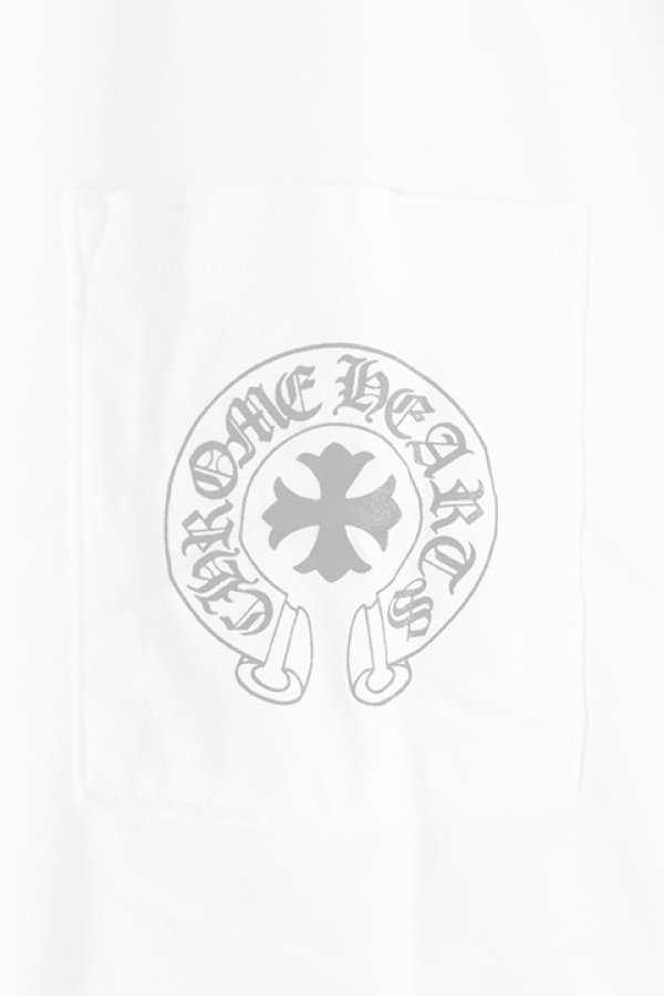 画像4:   CHROME HEARTS クロムハーツ T-Shirts {408129111-546-WHT-BBS}  :408129111546WH  (4)