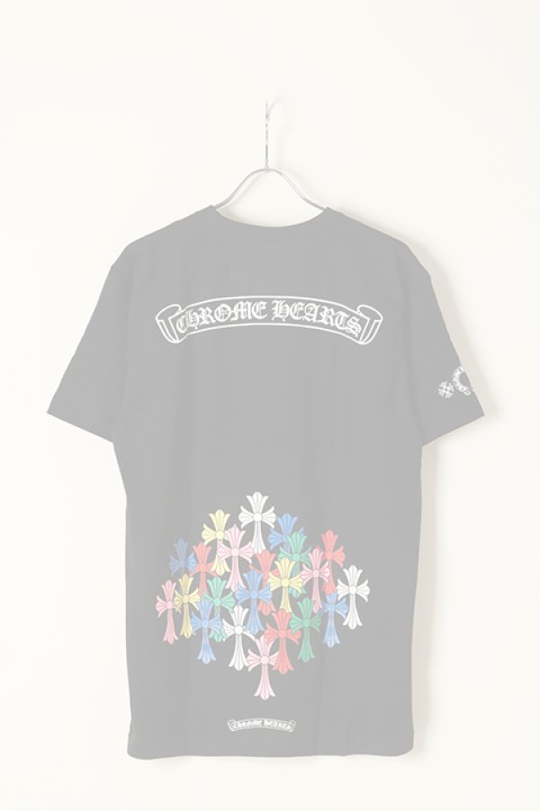 画像1:   CHROME HEARTS クロムハーツ T-Shirts {408129111-983-BLK-BBA}  :408129111983BK-L  (1)