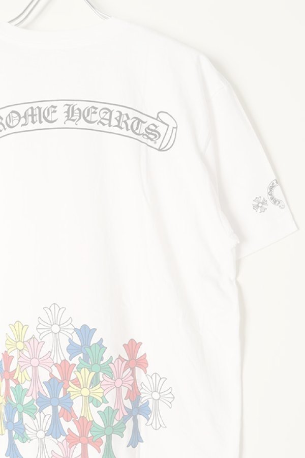 画像2:   CHROME HEARTS クロムハーツ T-Shirts {408129111WHTLRG984-BBA}  :408129111WHTLR-L  (2)