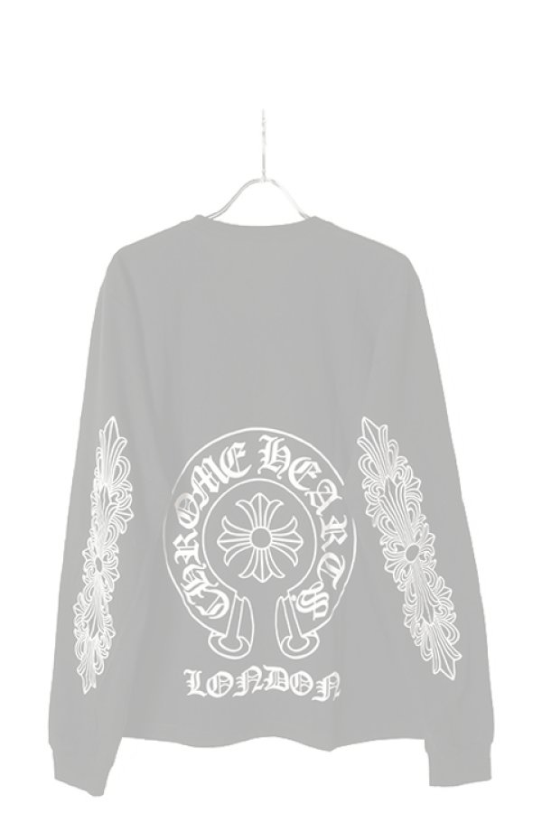 画像1:   CHROME HEARTS クロムハーツ ロングスリーブTシャツ {-BCS}  :408129112-103-BLK-L  (1)