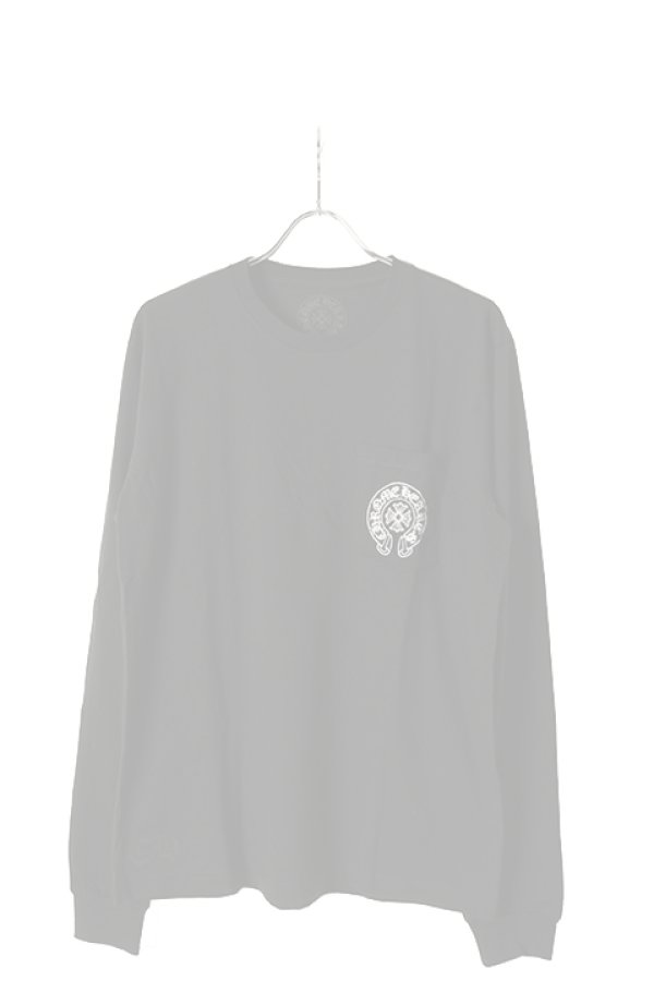 画像2:   CHROME HEARTS クロムハーツ ロングスリーブTシャツ {-BCS}  :408129112-103-BLK-L  (2)