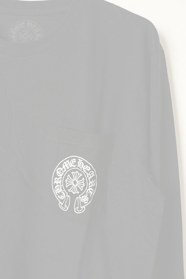 画像4:   CHROME HEARTS クロムハーツ ロングスリーブTシャツ {-BCS}  :408129112-103-BLK-L  (4)