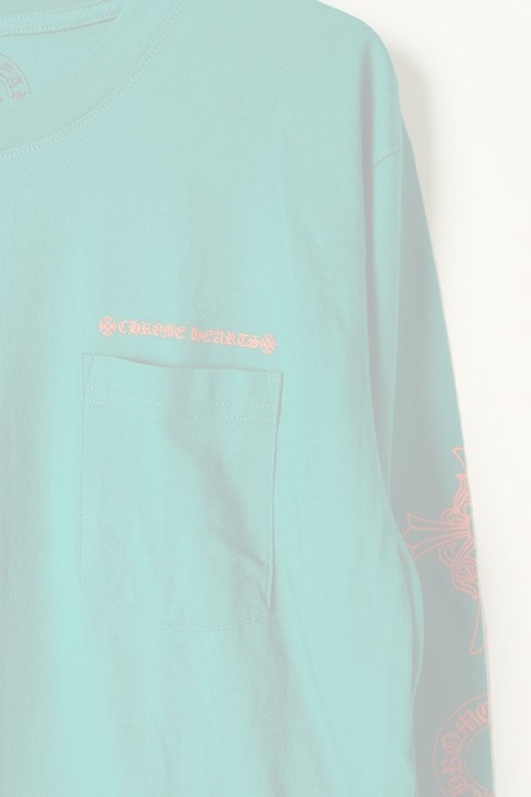 画像4:  {SOLD} CHROME HEARTS クロムハーツ ロングスリーブTシャツ {-BCS}  :408129112-723-GRN-L  (4)