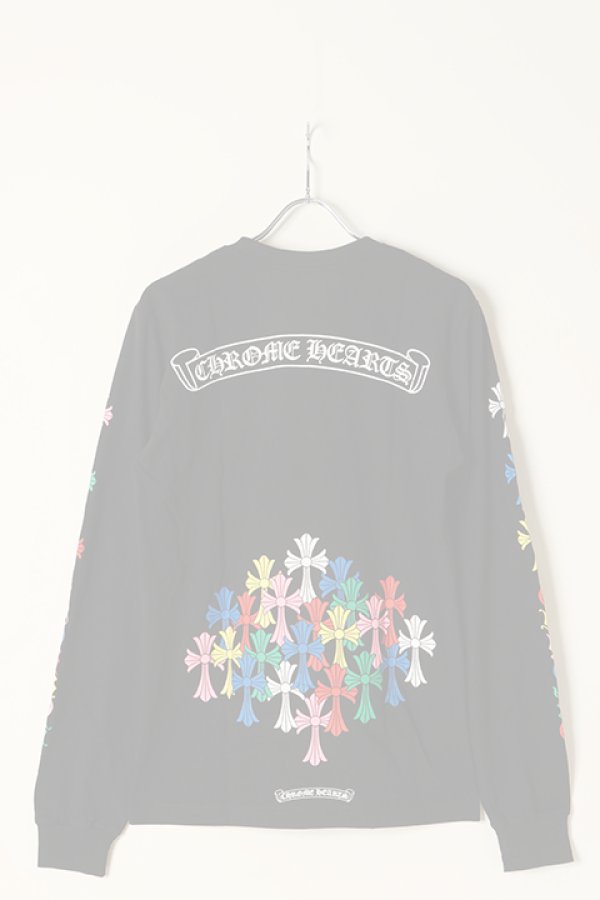 画像1:  {SOLD} CHROME HEARTS クロムハーツ  L/S T-Shirts {408129112BLKMED726-BBA}  :408129112BLKME-M  (1)