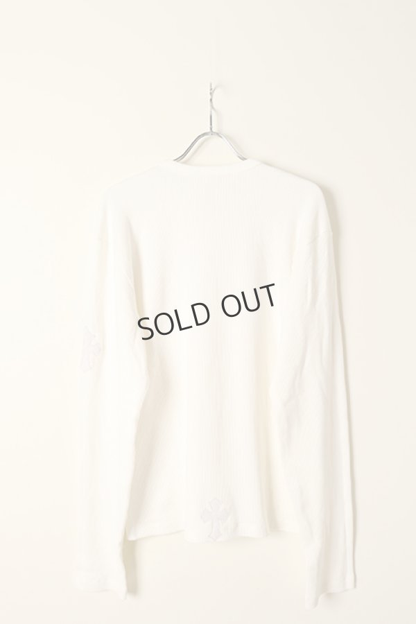 画像4: {SOLD}CHROME HEARTS クロムハーツ ワッフルロングスリーブTシャツ{-BCS} (4)