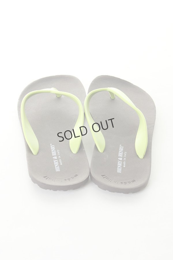 画像4: {SOLD}HENRY&HENRY|ヘンリーアンドヘンリー FLIPPER BICOLORE ビーチサンダル{-AIS} (4)