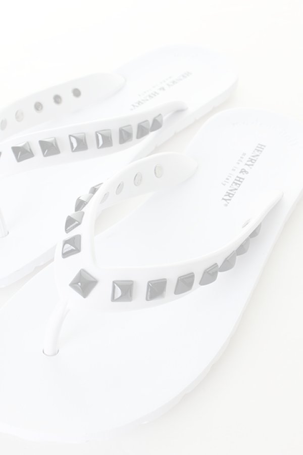 画像5:   HENRY&HENRY｜ヘンリーアンドヘンリー FRIPPER PYRAMID スタッズビーチサンダル{-AIS} (5)