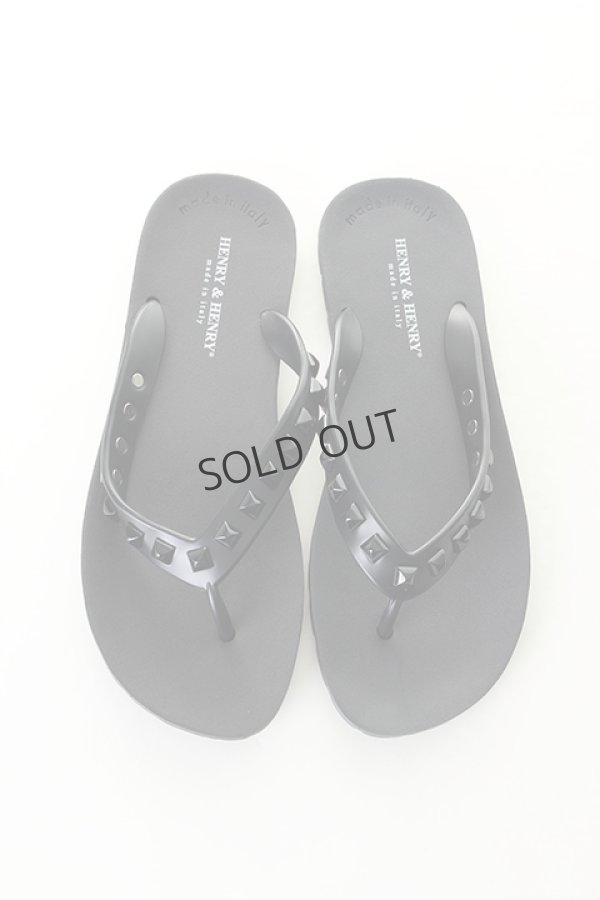 画像3: {SOLD}HENRY&HENRY|ヘンリーアンドヘンリー FRIPPER PYRAMID スタッズビーチサンダル{-AIS} (3)