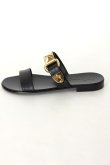 画像2: {SOLD}GIUSEPPE ZANOTTI ジュゼッペザノッティ GZM FLAT SANDAL ZAK 10{81.0042BI010010-999-AHS} (2)