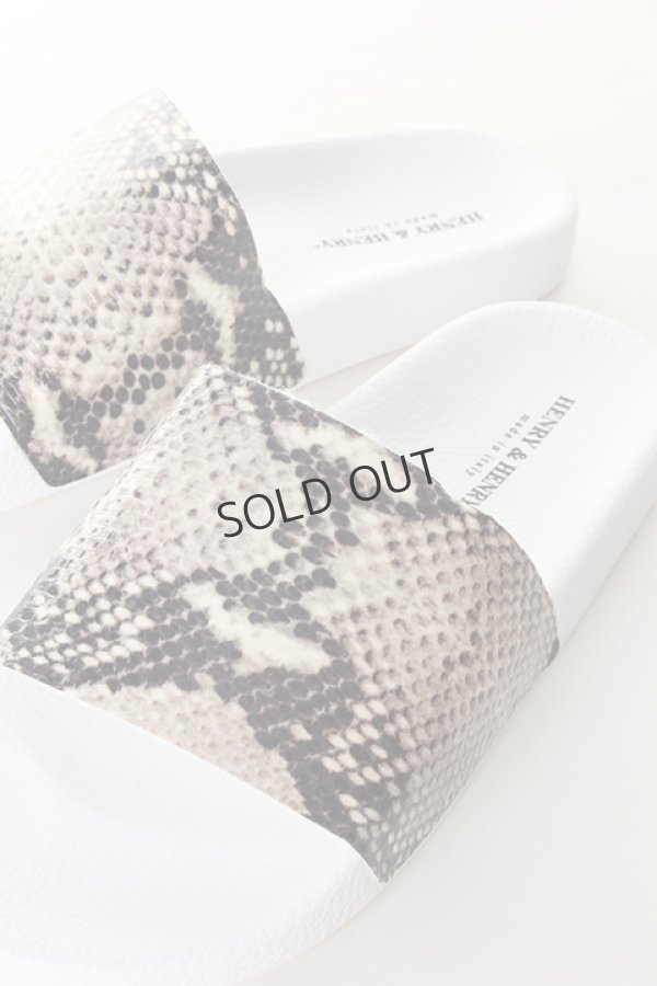 画像5: {SOLD}HENRY&HENRY｜ヘンリーアンドヘンリー 180 LIZARD シャワーサンダル{-AIS} (5)