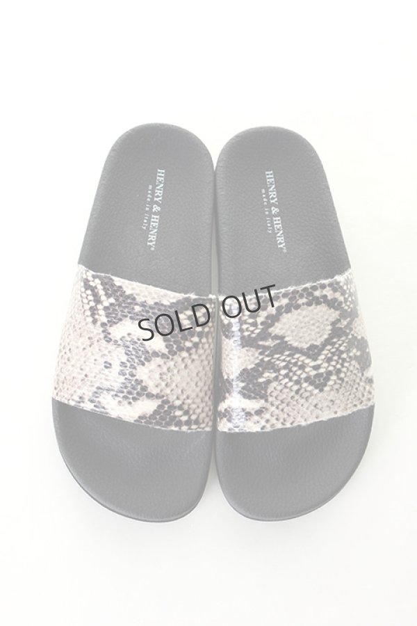 画像3: {SOLD}HENRY&HENRY|ヘンリーアンドヘンリー 180 LIZARD シャワーサンダル{-AIS} (3)