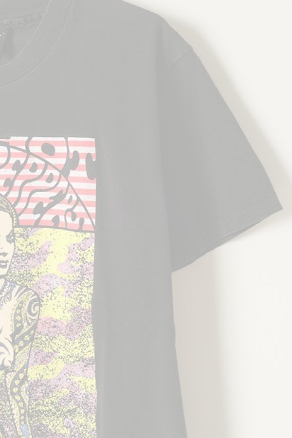 画像4:  {SOLD} Vintage RED HOT CHILI PEPPERS TATTOO KOZIK GIRL TEE BLACK GIANT{-BAA} (4)