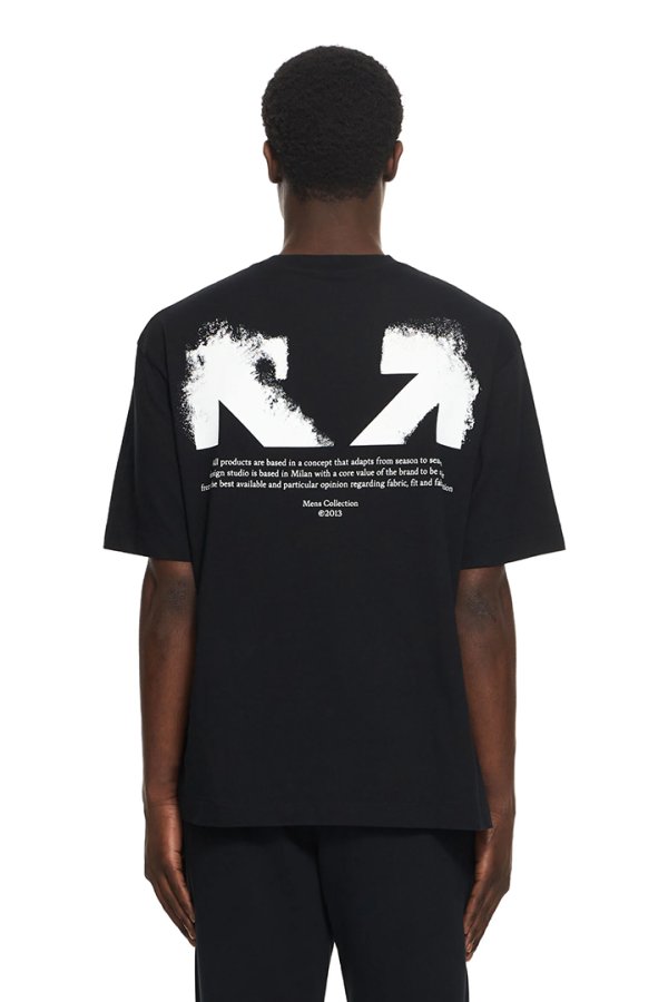 画像1: Off-white オフホワイト Half Arrow Skate T-shirt{44MAA120S26J008001-BFS} (1)