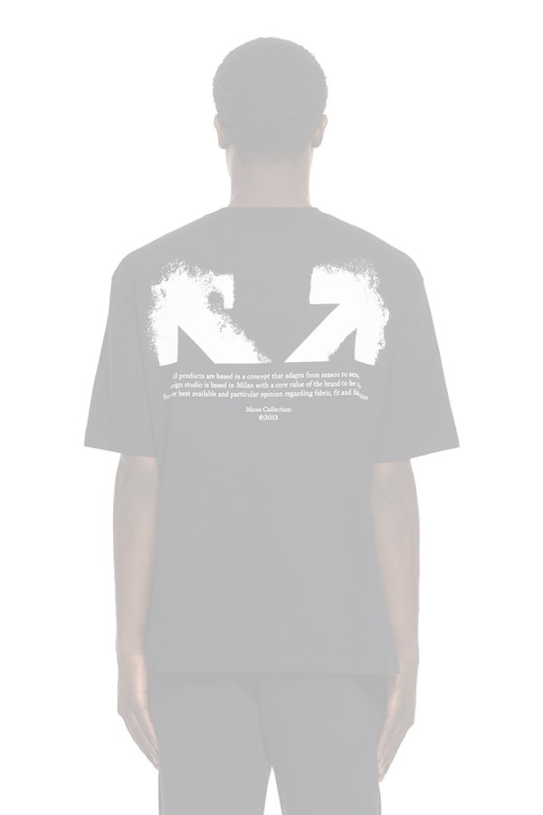 画像1:   Off-white オフホワイト Half Arrow Skate T-shirt{44MAA120S26J008001-BFS} (1)