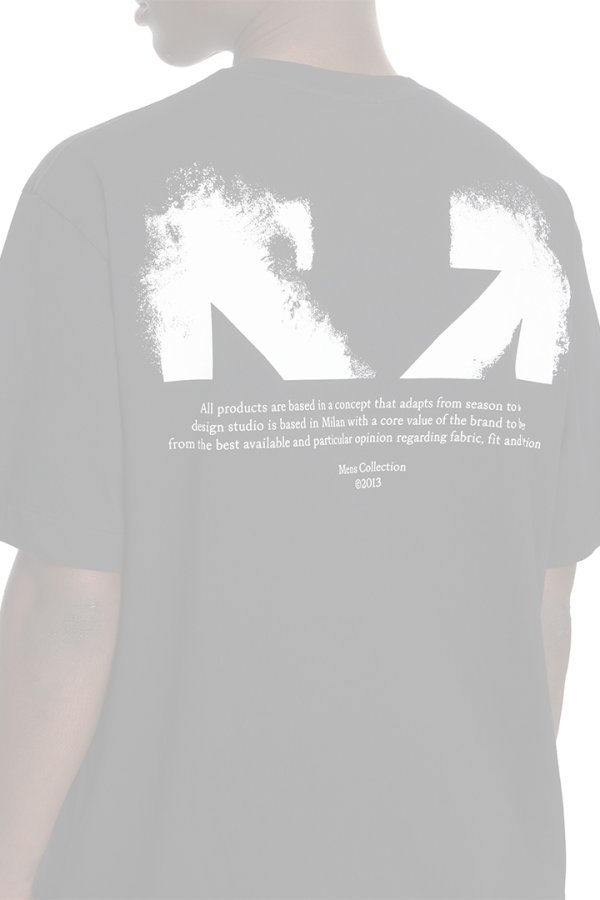 画像3:   Off-white オフホワイト Half Arrow Skate T-shirt{44MAA120S26J008001-BFS} (3)
