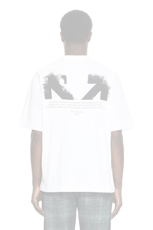 画像1:   Off-white オフホワイト Half Arrow Skate T-shirt{44MAA120S26J008100-BFS} (1)