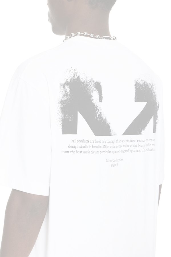 画像3:   Off-white オフホワイト Half Arrow Skate T-shirt{44MAA120S26J008100-BFS} (3)