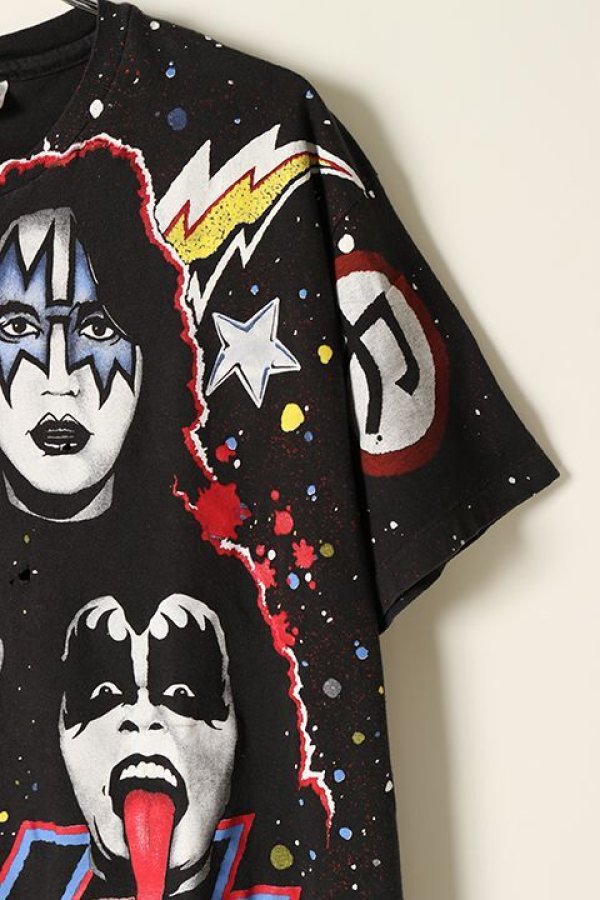 画像4: 【 30%OFF セール65,890円→46,123円】 Vintage KISS 1992 AOP MEMBER FACE TEE HANES{-BAA} (4)