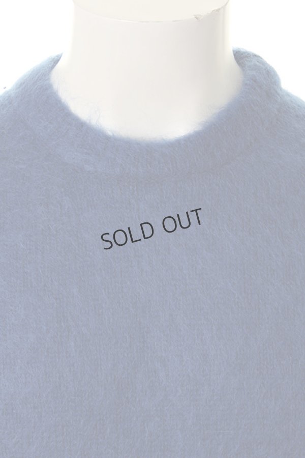 画像4: {SOLD}SAINT LAURENT PARIS サンローランパリ クルーネックセーター（ウール＆モヘア）{-AGA} (4)