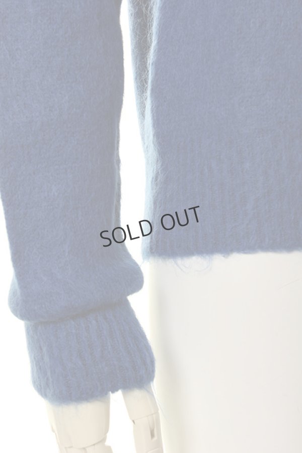 画像5: {SOLD}SAINT LAURENT PARIS サンローランパリ クルーネックセーター（ウール＆モヘア）{-AGA} (5)