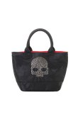 画像1: {SOLD}HYDROGEN ハイドロゲン SKULL STUDS MINI TOTE BAG{482-10080013-155-AIA} (1)