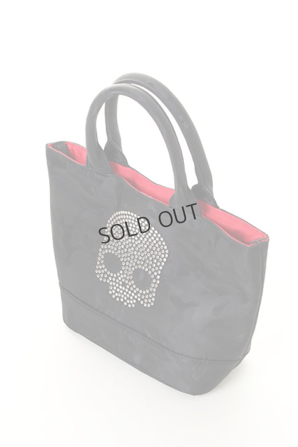 画像3: {SOLD}HYDROGEN ハイドロゲン SKULL STUDS MINI TOTE BAG{482-10080013-155-AIA} (3)