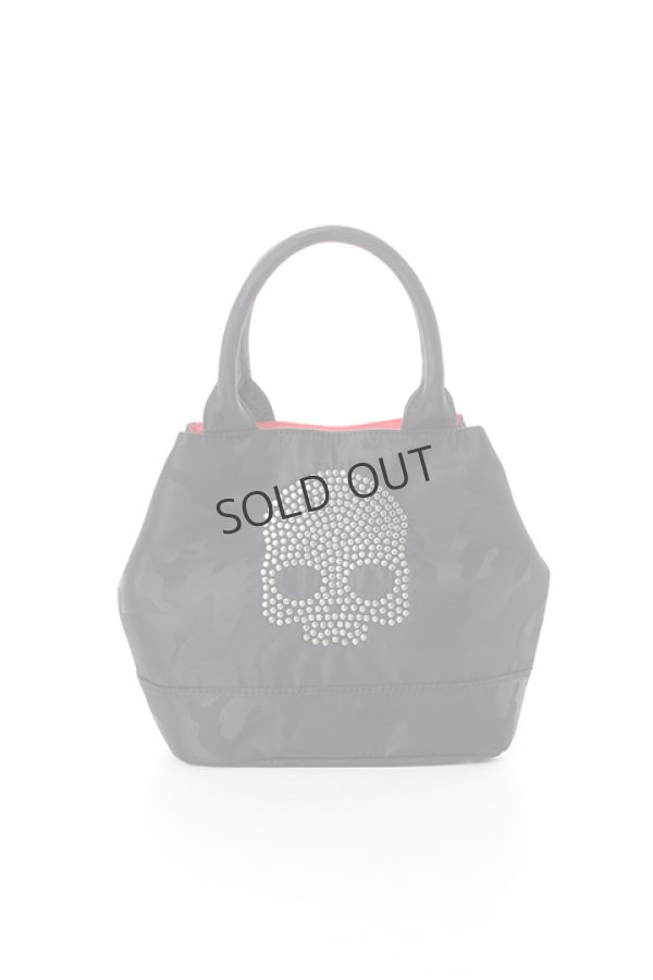 画像4: {SOLD}HYDROGEN ハイドロゲン SKULL STUDS MINI TOTE BAG{482-10080013-155-AIA} (4)