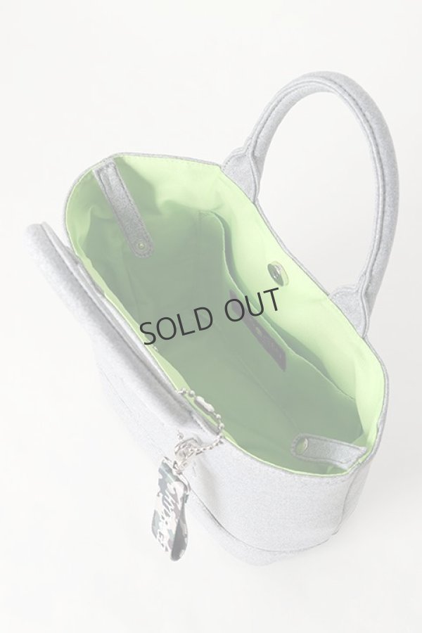 画像5: {SOLD}HYDROGEN ハイドロゲン CHARM SKULL MINI TOTE BAG{482-20080018-130-BJS} (5)