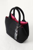 画像3: {SOLD}HYDROGEN ハイドロゲン CHARM SKULL MINI TOTE BAG{482-20080018-150-BJS} (3)