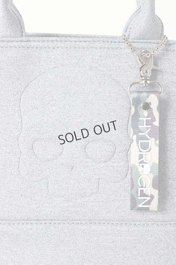 画像4: {SOLD}HYDROGEN ハイドロゲン CHARM SKULL MINI TOTE BAG{482-20080019-130-BJS} (4)
