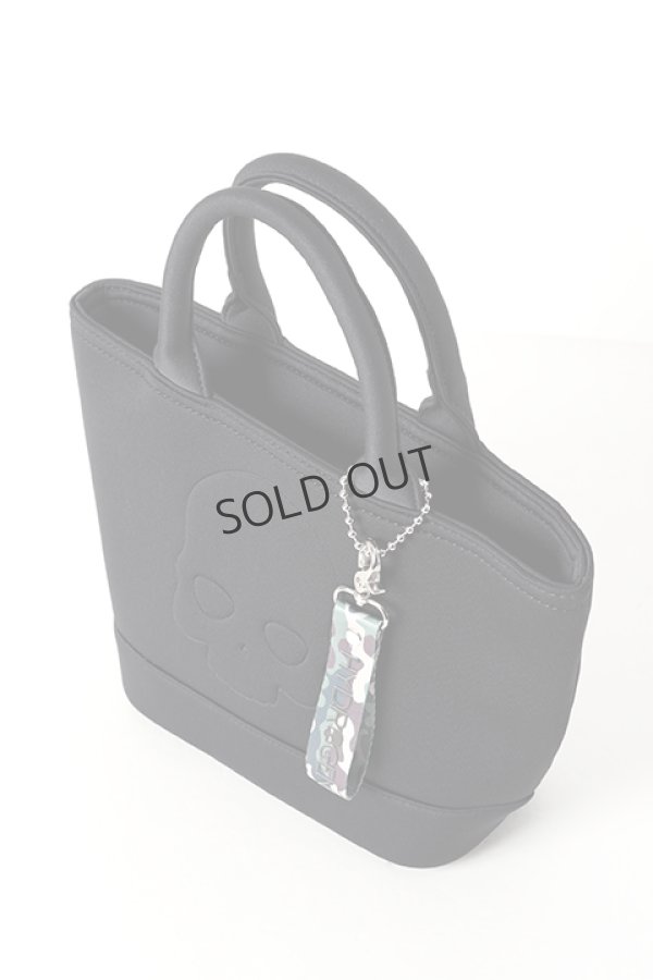 画像3: {SOLD}HYDROGEN ハイドロゲン CHARM SKULL MINI TOTE BAG{482-20080019-150-BJS} (3)