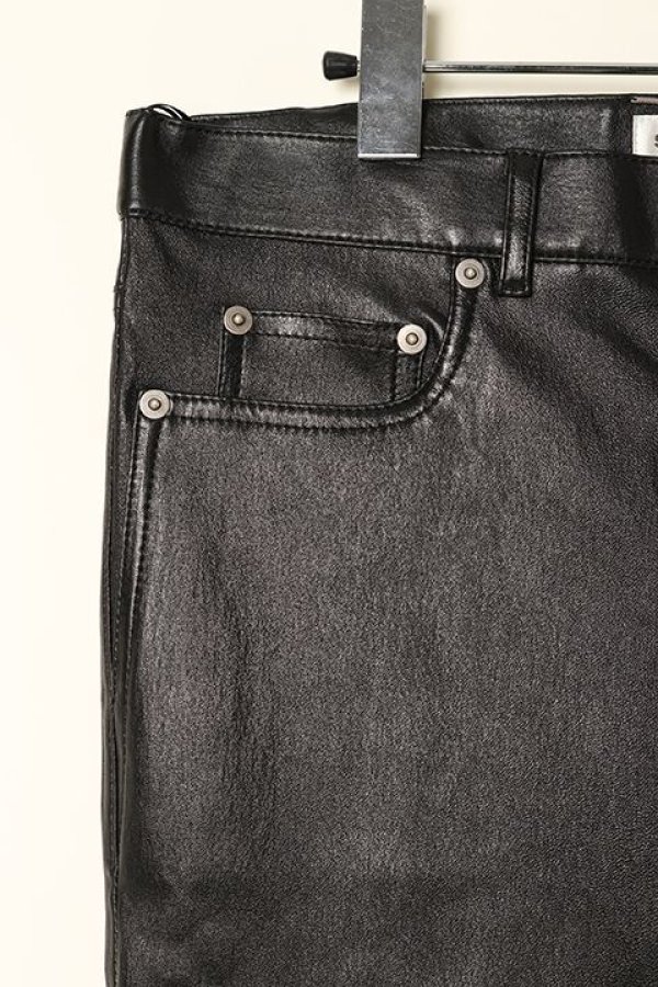 画像2: 【 30%OFF セール396,000円→277,200円】 SAINT LAURENT PARIS サンローランパリ スキニーパンツ(ストレッチグレインレザー){-BBA} (2)