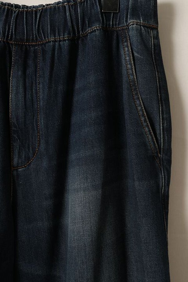 画像3: 【 30%OFF セール169,510円→118,657円】 Valentino ヴァレンティノ ウエストゴム ワイド ジーンズ{-BDS} (3)