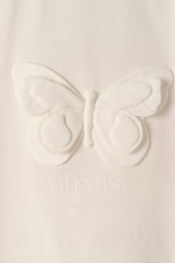 画像4: 【 30%OFF セール121,000円→84,700円】 Valentino ヴァレンティノ バタフライアップリケ Tシャツ{-BDS} (4)