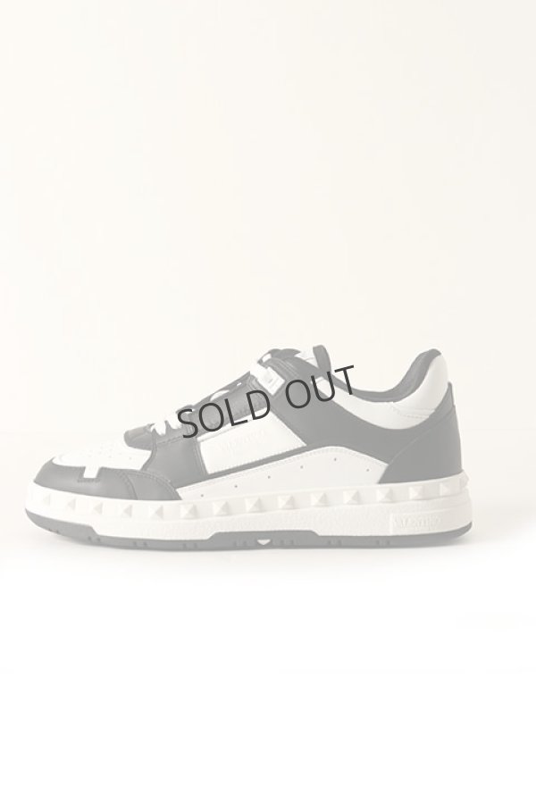 画像2: Valentino ヴァレンティノ フリードット カーフスキン ロートップスニーカー{-BDS} (2)