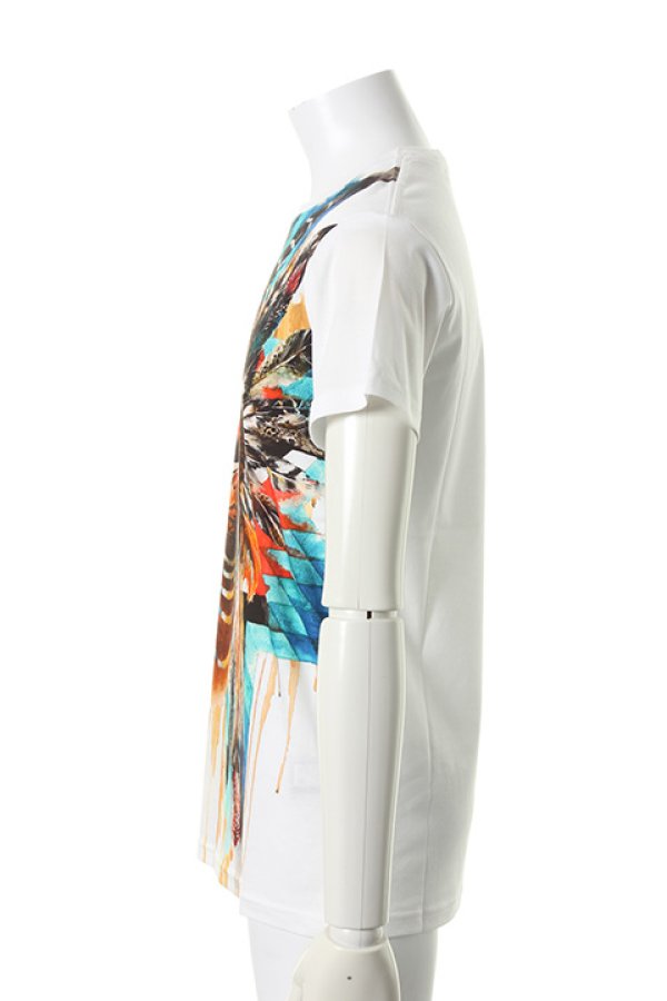 画像3: 【 30%OFF セール63,800円→44,660円】 BALMAIN バルマン BHR T-SHIRT PRINTED INDIEN{-AES} (3)
