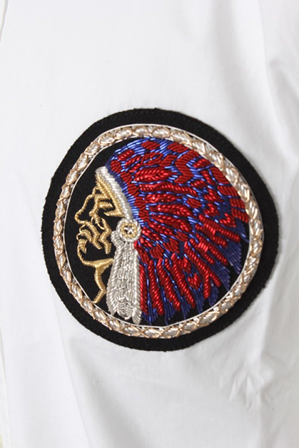 画像4: 【 30%OFF セール147,400円→103,180円】 BALMAIN バルマン BHR SHIRTS MANCHES COUDEES{51T120C320B-100-AES} (4)