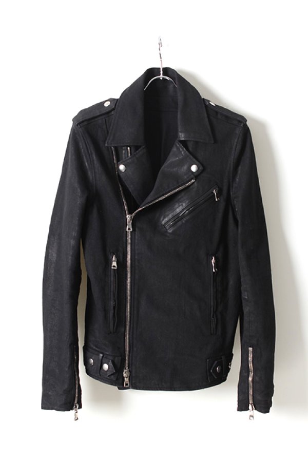 画像1: 【 30%OFF セール286,000円→200,200円】 BALMAIN バルマン BHR BLOUSON BIKER{51T245C710W-176-AES} (1)