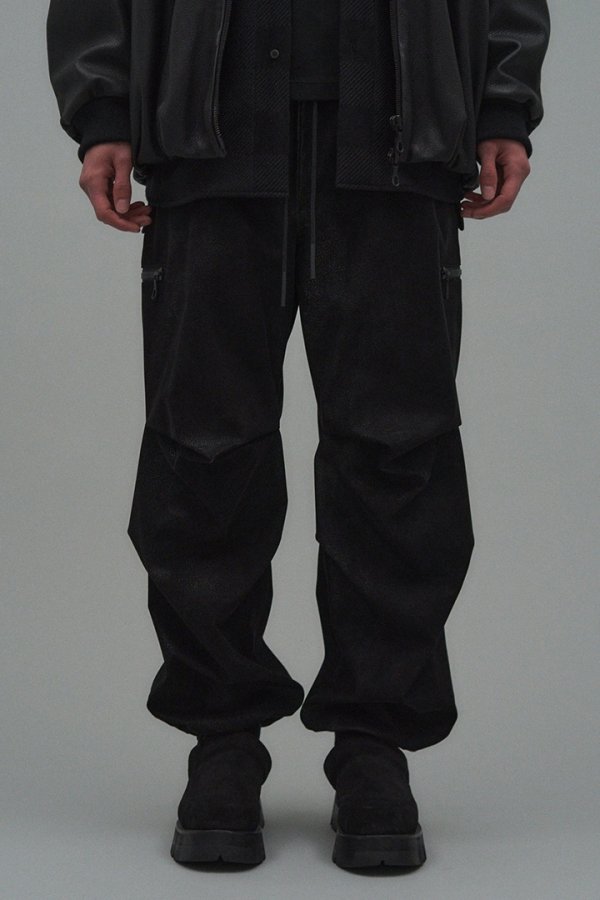 画像2: onegravity ワングラビティ フロッキー ニータックオーバーパンツ{52-234-07-090008-BEA} (2)