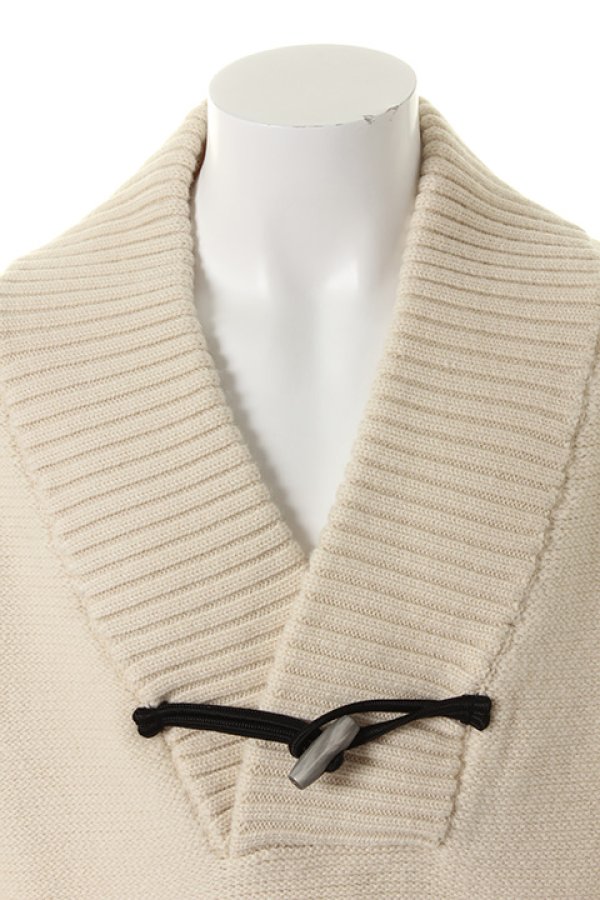画像4: 【 50%OFF セール50,600円→25,300円】 BARK バーク VIRGIN WOOL SHAWL COLLAR JUMPER{474-13730001-110-AEA} (4)
