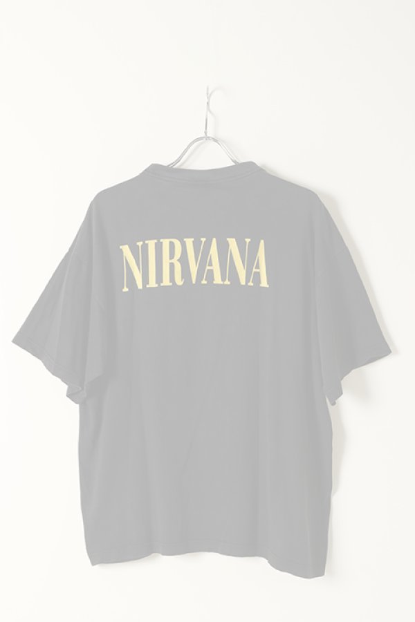 画像4:  {SOLD} Vintage NIRVANA EURO BOOTLEG SMILE TEE{-BAA} (4)
